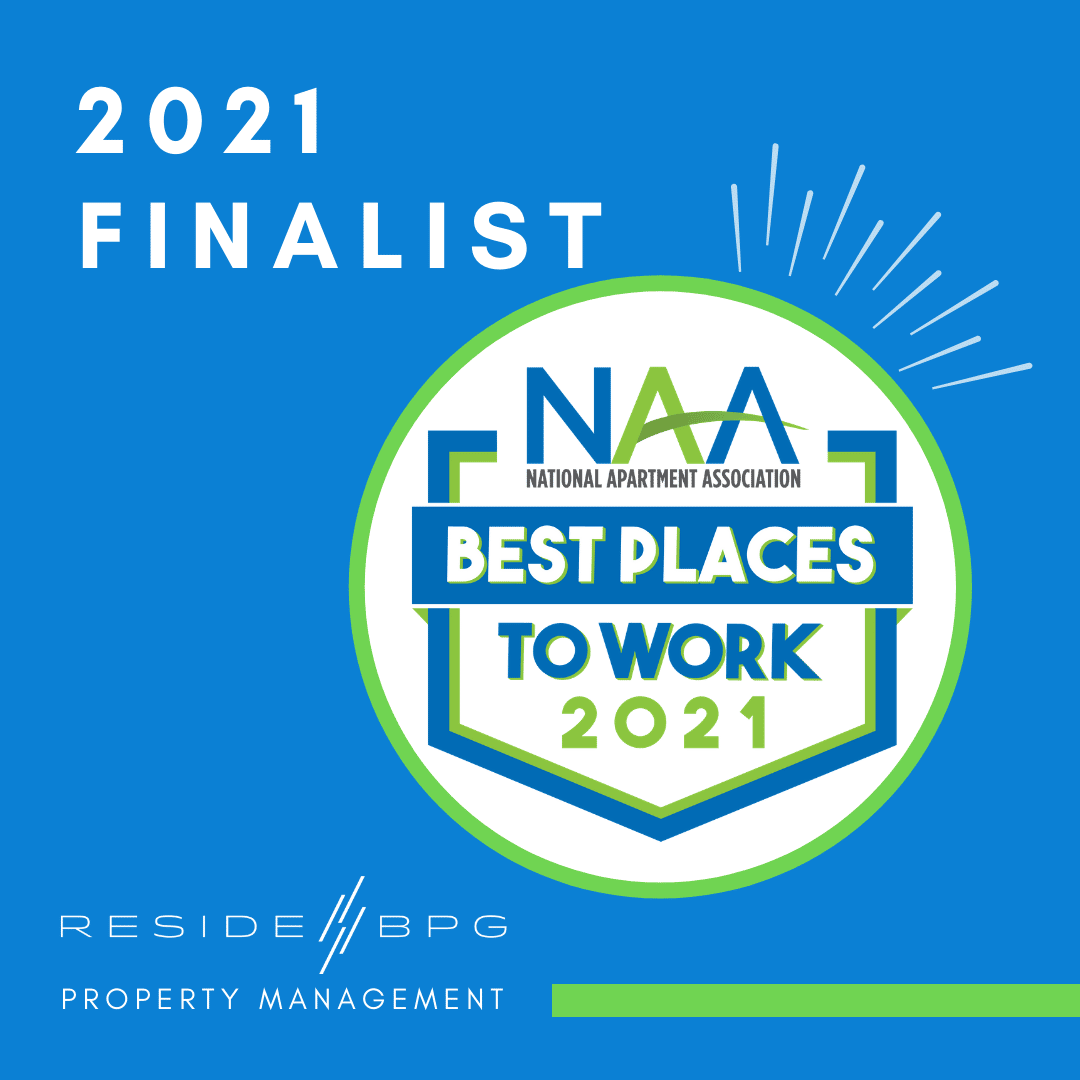 ResideBPG Named Finalist in 2021 NAA Best Places to Work Awards